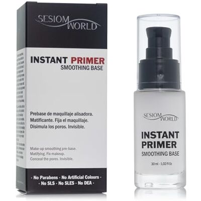 sesioMWorld Make-up-Grundierung, Instant Primer, transparent, ohne Parabene, 30 ml, 140 g sesioMWorld Make-up-Grundierung, Instant Primer, transparent, ohne Parabene, 30 ml, 140 g