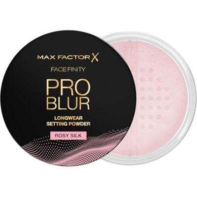 Max Factor Facefinity Pro Blur Longwear Setting Powder, ultrafeines Setting Puder, langer Halt, porenloses Finish – Rosy Silk, 10.5 g Max Factor Facefinity Pro Blur Longwear Setting Powder, ultrafeines Setting Puder, langer Halt, porenloses Finish – Rosy Silk, 10.5 g