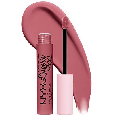 NYX PROFESSIONAL MAKEUP Lip Lingerie XXL, Flüssiger Lippenstift für langen Halt, Vegane Formel, Flaunt It NYX PROFESSIONAL MAKEUP Lip Lingerie XXL, Flüssiger Lippenstift für langen Halt, Vegane Formel, Flaunt It
