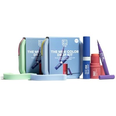 3ina MAKEUP THE MINI COLOR DROP KIT The Color Pen Eyeliner 482 + The Color Mascara 850 + The No-Rules Stick 362- Makeup Set Reisegröße Vegan Cruelty Free 3ina MAKEUP THE MINI COLOR DROP KIT The Color Pen Eyeliner 482 + The Color Mascara 850 + The No-Rules Stick 362- Makeup Set Reisegröße Vegan Cruelty Free