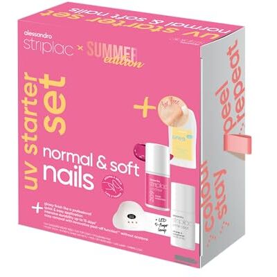alessandro Striplac UV Starter Set normal & soft nails Summer Edition alessandro Striplac UV Starter Set normal & soft nails Summer Edition