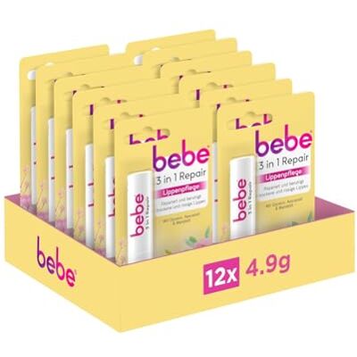 bebe 3in1 Repair Lippenpflege mit Glycerin, 4.9g bebe 3in1 Repair Lippenpflege mit Glycerin, 4.9g