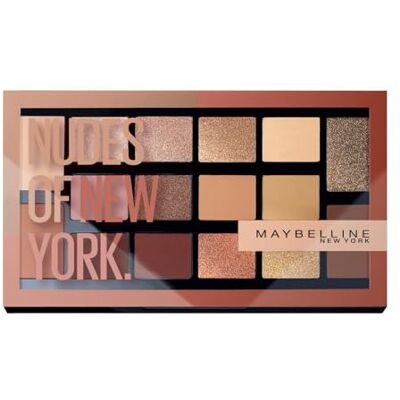 MAYBELLINE New York Lidschatten Palette, The Nudes Palette, 16 Farben, Nudes of New York MAYBELLINE New York Lidschatten Palette, The Nudes Palette, 16 Farben, Nudes of New York