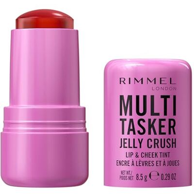 Rimmel London Rimmel Multi-Tasker Jelly Crush Blush und Lip Stain 100 Pink Dash Foundation für Wangen und Lippen, leicht aufzutragen und zu verblenden, feuchtigkeitsspendend, langanhaltend Rimmel London Rimmel Multi-Tasker Jelly Crush Blush und Lip Stain 100 Pink Dash Foundation für Wangen und Lippen, leicht aufzutragen und zu verblenden, feuchtigkeitsspendend, langanhaltend