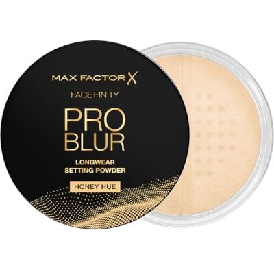 Max Factor Facefinity Pro Blur Longwear Setting Powder, ultrafeines Setting Puder, langer Halt, porenloses Finish – Honey Hue, 10.5 g Max Factor Facefinity Pro Blur Longwear Setting Powder, ultrafeines Setting Puder, langer Halt, porenloses Finish – Honey Hue, 10.5 g
