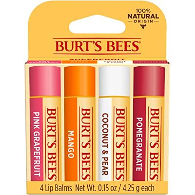 Burt's Bees Burts Bees Superfruit Moisturizing Lip Balm Pack for Unisex 4 x 0.15 oz Burt's Bees Burts Bees Superfruit Moisturizing Lip Balm Pack for Unisex 4 x 0.15 oz