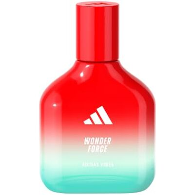 Adidas Vibes Wonder Force Eau de Parfum für alle, Optimistisch und fröhlich, langanhaltender Duft, Rhabarber und weißer Moschus, 50ml Adidas Vibes Wonder Force Eau de Parfum für alle, Optimistisch und fröhlich, langanhaltender Duft, Rhabarber und weißer Moschus, 50ml