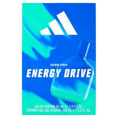 Adidas , Vibes Energy Drive, Eau de Parfum 30 ml und Energy Drive 100 ml Adidas , Vibes Energy Drive, Eau de Parfum 30 ml und Energy Drive 100 ml