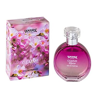 L'Amande – Frisches und zitrisches Damenparfüm mit ätherischem Bergamotte- und Patchouliöl, Damenparfüm mit Lavendel- und Geraniendüften, Eau de Parfum mit würzigen Düften – Red Gems 50 ml L'Amande – Frisches und zitrisches Damenparfüm mit ätherischem Bergamotte- und Patchouliöl, Damenparfüm mit Lavendel- und Geraniendüften, Eau de Parfum mit würzigen Düften – Red Gems 50 ml