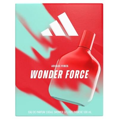 Adidas , Vibes Wonder Force, Eau de Parfum 100 ml und Duschgel 100 ml Adidas , Vibes Wonder Force, Eau de Parfum 100 ml und Duschgel 100 ml