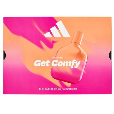Adidas , Vibes Get Comfy Geschenkset Eau de Parfum 100 ml und gelbe Kappe mit Visier Adidas , Vibes Get Comfy Geschenkset Eau de Parfum 100 ml und gelbe Kappe mit Visier