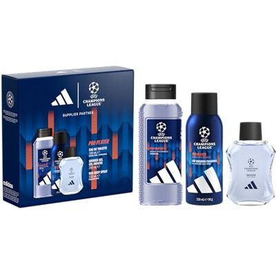 Adidas UEFA 12, Multiset, Eau de Toilette, 100 ml, Duschgel 250 ml, Deodorant 150 ml Adidas UEFA 12, Multiset, Eau de Toilette, 100 ml, Duschgel 250 ml, Deodorant 150 ml