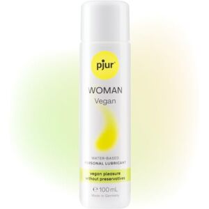 pjur WOMAN Vegan (100ml) Gleitgel auf Wasserbasis 100% vegane Inhaltsstoffe & ohne Tierversuche speziell für Frauen entwickelt pjur WOMAN Vegan (100ml) Gleitgel auf Wasserbasis 100% vegane Inhaltsstoffe & ohne Tierversuche speziell für Frauen entwickelt