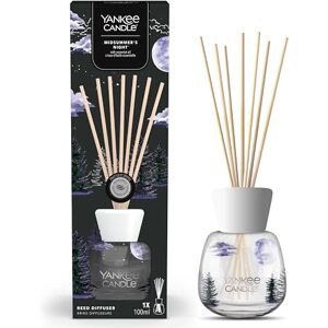 Yankee Candle Signature Diffusor mit Rattanstäbchen Midsummer's Night 100ml bis zu 10 Wochen Duft Recycelbare Verpackung Perfekte Geschenke für Frauen Yankee Candle Signature Diffusor mit Rattanstäbchen Midsummer's Night 100ml bis zu 10 Wochen Duft Recycelbare Verpackung Perfekte Geschenke für Frauen