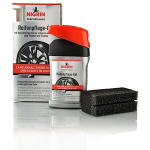 NIGRIN Performance Reifen-Gel, 300 ml, schützt Autoreifen vor UV-Strahlen, Schmutz und Salz, mit Spezialschwamm zum Auftragen für Reifen-Pflege und Reifen-Glanz NIGRIN Performance Reifen-Gel, 300 ml, schützt Autoreifen vor UV-Strahlen, Schmutz und Salz, mit Spezialschwamm zum Auftragen für Reifen-Pflege und Reifen-Glanz
