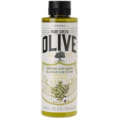 KORRES Olive & Olive Blossom feuchtigkeitsspendendes Duschgel für geschmeidige Haut, mit extra nativem Olivenöl, vegan, 250 ml KORRES Olive & Olive Blossom feuchtigkeitsspendendes Duschgel für geschmeidige Haut, mit extra nativem Olivenöl, vegan, 250 ml