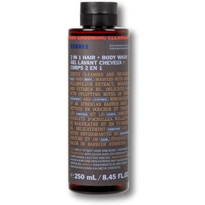 KORRES ATHENIAN GROOMING 2-in-1 Shampoo und Duschgel für Männer, feuchtigkeitsspendend und entwirrend, mit belebenden Noten von frischer Bergamotte und Leder, silikon- und parabenfrei, 250 ml KORRES ATHENIAN GROOMING 2-in-1 Shampoo und Duschgel für Männer, feuchtigkeitsspendend und entwirrend, mit belebenden Noten von frischer Bergamotte und Leder, silikon- und parabenfrei, 250 ml