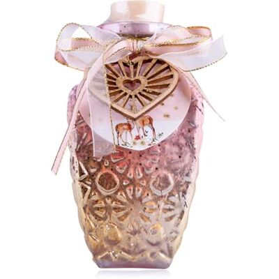accentra Schaumbad ROMANTIC DREAMS in Glasflasche mit Herzdeko, 240ml Badeschaum & Duschgel, Duft Vanilla Rose, rosa-perlmutt, Wellness Geschenk für Frauen zu Weihnachten accentra Schaumbad ROMANTIC DREAMS in Glasflasche mit Herzdeko, 240ml Badeschaum & Duschgel, Duft Vanilla Rose, rosa-perlmutt, Wellness Geschenk für Frauen zu Weihnachten
