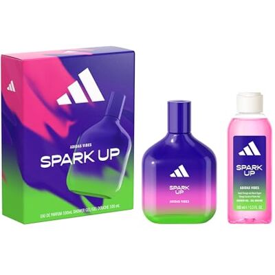 Adidas Vibes Giftset including Spark Up Eau de Parfum (100ml) and Shower Gel (100ml) Adidas Vibes Giftset including Spark Up Eau de Parfum (100ml) and Shower Gel (100ml)