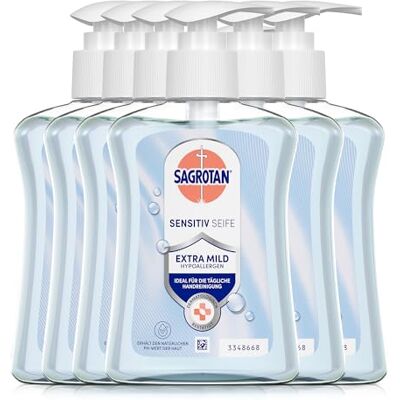 Sagrotan Handseife Sensitiv 6 x 250 ml Sagrotan Handseife Sensitiv 6 x 250 ml