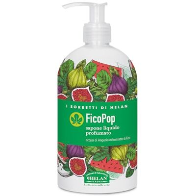 Helan Cosmesi Srl I Sorbetti Ficopop Sapone Liq - Empfindliche Haut - Duftend - Leichte Formel Helan Cosmesi Srl I Sorbetti Ficopop Sapone Liq - Empfindliche Haut - Duftend - Leichte Formel