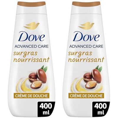 Dove Advanced Care Pflege-Duschcreme mit Arganöl – dermatologisch getestet – 24 Stunden lang weiches Hautgefühl (2 x 400 ml) Dove Advanced Care Pflege-Duschcreme mit Arganöl – dermatologisch getestet – 24 Stunden lang weiches Hautgefühl (2 x 400 ml)