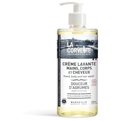 La Corvette Waschcreme 3-in-1 für Hände, Körper und Haare – 500 ml La Corvette Waschcreme 3-in-1 für Hände, Körper und Haare – 500 ml