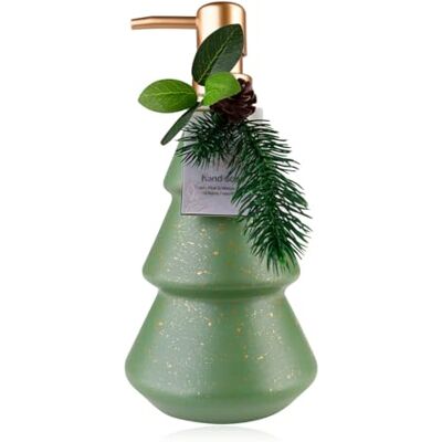accentra Seifenspender mit Handseife WINTER SPA Flüssigseife in dekorativem Pumpspender aus Glas, Duft: Fresh Pine & Winter Berries, dekorative Seife für Frauen – Geschenk Weihnachten accentra Seifenspender mit Handseife WINTER SPA Flüssigseife in dekorativem Pumpspender aus Glas, Duft: Fresh Pine & Winter Berries, dekorative Seife für Frauen – Geschenk Weihnachten