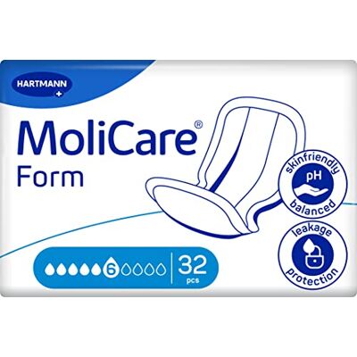 Molicare premium Form 6 Tropfen Inkontinenzeinlagen 32 St. Molicare premium Form 6 Tropfen Inkontinenzeinlagen 32 St.