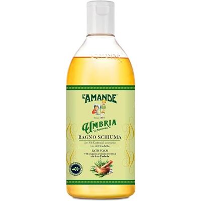 L'Amande Duschgel für Damen und Herren mit aromatischen ätherischen Ölen aus Umbrien, Duschgel reinigend und feuchtigkeitsspendend für den Körper Sanftes und natürliches Schaumbad mit L'Amande Duschgel für Damen und Herren mit aromatischen ätherischen Ölen aus Umbrien, Duschgel reinigend und feuchtigkeitsspendend für den Körper Sanftes und natürliches Schaumbad mit