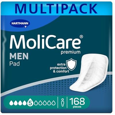 Molicare premium MEN Pad 5 Tropfen Inkontinenzeinlagen 12 x 14 St. Molicare premium MEN Pad 5 Tropfen Inkontinenzeinlagen 12 x 14 St.