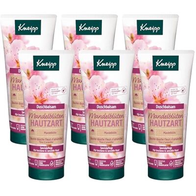 Kneipp Duschbalsam Mandelblüten Hautzart feuchtigkeitsspendende Duschcreme mit Mandelmilch & Mandelöl für geschmeidige Haut Multipack 6 x 200ml Kneipp Duschbalsam Mandelblüten Hautzart feuchtigkeitsspendende Duschcreme mit Mandelmilch & Mandelöl für geschmeidige Haut Multipack 6 x 200ml