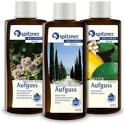 spitzner Saunaaufguss Set Gesund & Munter (3 x 190ml) spitzner Saunaaufguss Set Gesund & Munter (3 x 190ml)