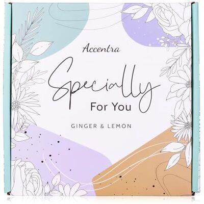 accentra Wellnessset SPECIALLY FOR YOU in Geschenkbox, Geschenkset mit 300 ml Badeöl, 240 g Badesalz, 120 g Massageseife, Massagebürste und Massageroller aus Holz für entspannte Wellness Momente accentra Wellnessset SPECIALLY FOR YOU in Geschenkbox, Geschenkset mit 300 ml Badeöl, 240 g Badesalz, 120 g Massageseife, Massagebürste und Massageroller aus Holz für entspannte Wellness Momente