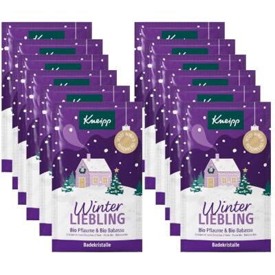 Kneipp Badekristalle Winterliebling Badesalz mit Bio Pflaumenextrakt & Bio Babassuöl vegan 12 x 60g Kneipp Badekristalle Winterliebling Badesalz mit Bio Pflaumenextrakt & Bio Babassuöl vegan 12 x 60g
