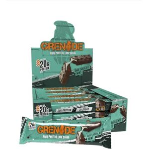 Grenade Proteinriegel, Dark Chocolate Mint – Proteinreich & Zuckerarm, 12 x 60 g Grenade Proteinriegel, Dark Chocolate Mint – Proteinreich & Zuckerarm, 12 x 60 g