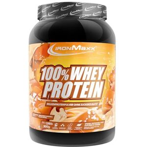 IronMaxx 100% Whey Protein Pulver 900g Salted Caramel Cremiger Eiweißshake mit BCAAs & EAAs High Protein, Low Carb & zuckerarm Ideal für Muskelaufbau & Fitness Design kann variieren IronMaxx 100% Whey Protein Pulver 900g Salted Caramel Cremiger Eiweißshake mit BCAAs & EAAs High Protein, Low Carb & zuckerarm Ideal für Muskelaufbau & Fitness Design kann variieren