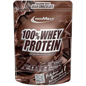 IronMaxx 100% Whey Protein Pulver 500g Schokolade Cremiger Eiweißshake mit BCAAs & EAAs High Protein, Low Carb & zuckerarm Ideal für Muskelaufbau & Fitness IronMaxx 100% Whey Protein Pulver 500g Schokolade Cremiger Eiweißshake mit BCAAs & EAAs High Protein, Low Carb & zuckerarm Ideal für Muskelaufbau & Fitness
