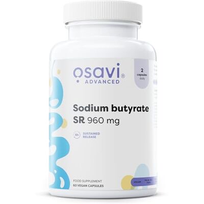 OSAVI Sodium butyrate SR, 960mg 60 vegan capsules OSAVI Sodium butyrate SR, 960mg 60 vegan capsules