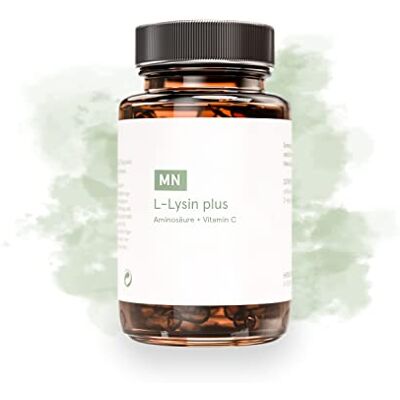 CBDVITAL by VITRASAN L-Lysin plus Premium Lysin Kapseln Mit Vitamin C und essentiellen Aminosäuren 100% Vegan Pflanzliche Fermentation 60 Kapseln CBDVITAL by VITRASAN L-Lysin plus Premium Lysin Kapseln Mit Vitamin C und essentiellen Aminosäuren 100% Vegan Pflanzliche Fermentation 60 Kapseln