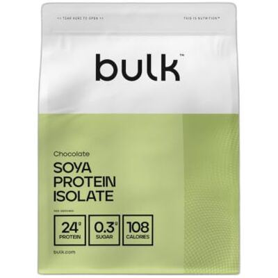 Bulk Soja-Protein Isolat 90, Schokolade, 2.5kg Veganes Eiweißpulver Bulk Soja-Protein Isolat 90, Schokolade, 2.5kg Veganes Eiweißpulver