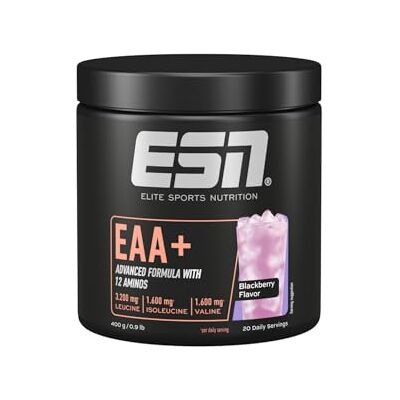 ESN EAA+, Blackberry, 400 g, allen 9 EAAs & Vitamin B6 ESN EAA+, Blackberry, 400 g, allen 9 EAAs & Vitamin B6