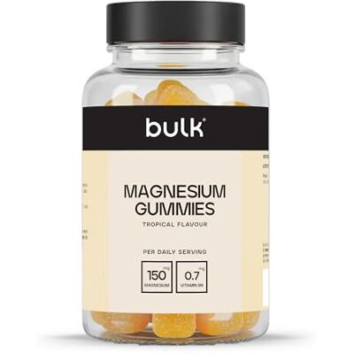 Bulk Magnesium-Fruchtgummis,150mg, Tropical, Knochen- und Energieunterstützung, 60 Fruchtgummis Bulk Magnesium-Fruchtgummis,150mg, Tropical, Knochen- und Energieunterstützung, 60 Fruchtgummis