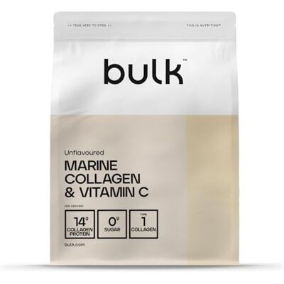Bulk Marinekollagen- und Vitamin-C-Pulver, Orange, 250 g, Verpackung Kann Variieren Bulk Marinekollagen- und Vitamin-C-Pulver, Orange, 250 g, Verpackung Kann Variieren