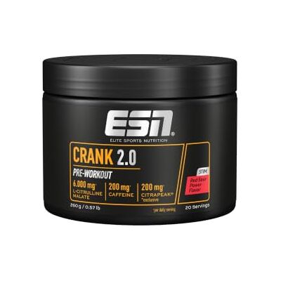 ESN Crank, Red Sour Power, 260g, 20 Portionen ESN Crank, Red Sour Power, 260g, 20 Portionen