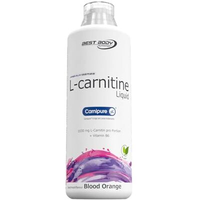 Best Body Nutrition L-Carnitin Liquid Blutorange 1000ml – 1030 mg L-Carnitin pro Portion – Carnipure® Qualität – Mit Vitamin B6 – Trinkfertig – Hohe Rohstoffqualität – Inkl. Dosierkappe Trinkfertiges L-Carnitin mit Vitamin B6, mit Dosierkappe, zur Porti Best Body Nutrition L-Carnitin Liquid Blutorange 1000ml – 1030 mg L-Carnitin pro Portion – Carnipure® Qualität – Mit Vitamin B6 – Trinkfertig – Hohe Rohstoffqualität – Inkl. Dosierkappe Trinkfertiges L-Carnitin mit Vitamin B6, mit Dosierkappe, zur Porti