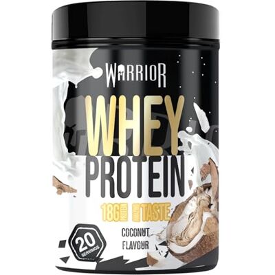 Warrior Whey Protein Pulver 500 g, 20 Portionen – Proteinpulver Shake mit Whey Konzentrat, Eiweißpulver für Muskelaufbau & Regeneration, Low Carb Glutenfrei – Kokosnuss Warrior Whey Protein Pulver 500 g, 20 Portionen – Proteinpulver Shake mit Whey Konzentrat, Eiweißpulver für Muskelaufbau & Regeneration, Low Carb Glutenfrei – Kokosnuss