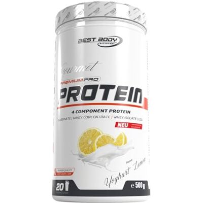 Best Body Nutrition Gourmet Premium Pro Protein - Joghurt Zitrone - 4-Komponenten Protein-Mix Best Body Nutrition Gourmet Premium Pro Protein - Joghurt Zitrone - 4-Komponenten Protein-Mix
