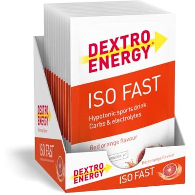 Dextro Energy Iso Fast Red Orange Sachets 12x56g Dextro Energy Iso Fast Red Orange Sachets 12x56g
