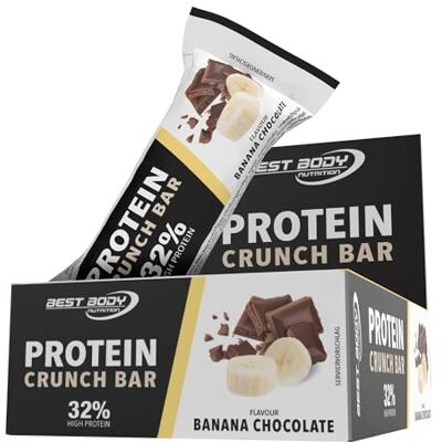 Best Body - Protein Crunch Bar Banana Chocolate - 12er Pack - Proteinbar Best Body - Protein Crunch Bar Banana Chocolate - 12er Pack - Proteinbar